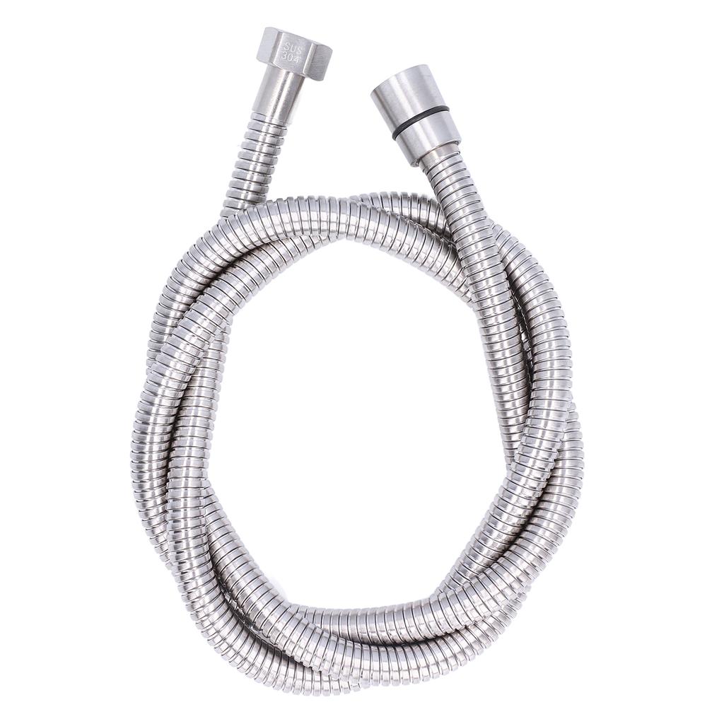 Взрывозащищенный душевой шланг из нержавеющей стали G1/2, шланг для душевой насадки для ванной комнаты, серебристый, 1,5 м/4,9 фута