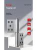 Steel-Wood Fire Door with Vision Panel – Fireproof, Smoke-Proof, Double Door for Shopping Mall Safety and Escape.