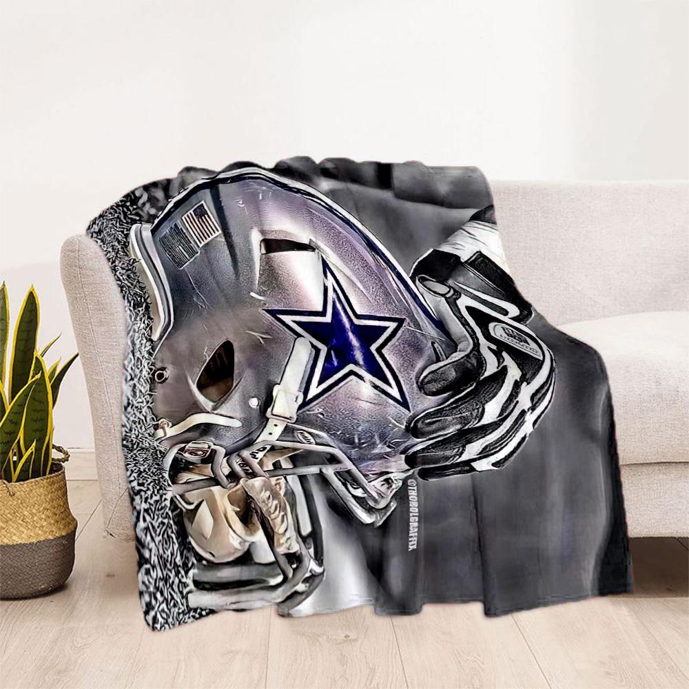 Dallas Blanket Comfortable Perfect for Bedding Bed Livingroom Four Seasons Multipurpose Warmthful Decor Gifts For Family Or Friends