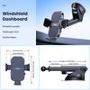 TOPK Super Stable Car Phone Holder, Magnetic Phone Holder Car Dashboard and Air Vent Mount, Compatible with All Smartphones