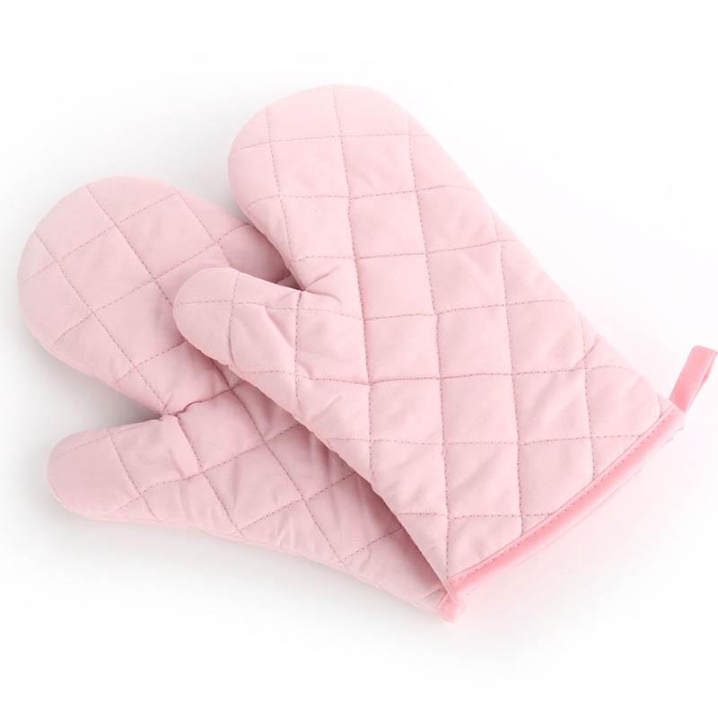 Microwave Oven Glove 1Pcs Non-slip Mitten Insulated Kitchen Tool Baking Gloves Cotton Heat Resistant Glove Baking Accessories