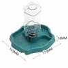 Removable Turtle Feeding Dish Large Capacity Small Pet Bowl New Reptile Feeder  Pet Supplies