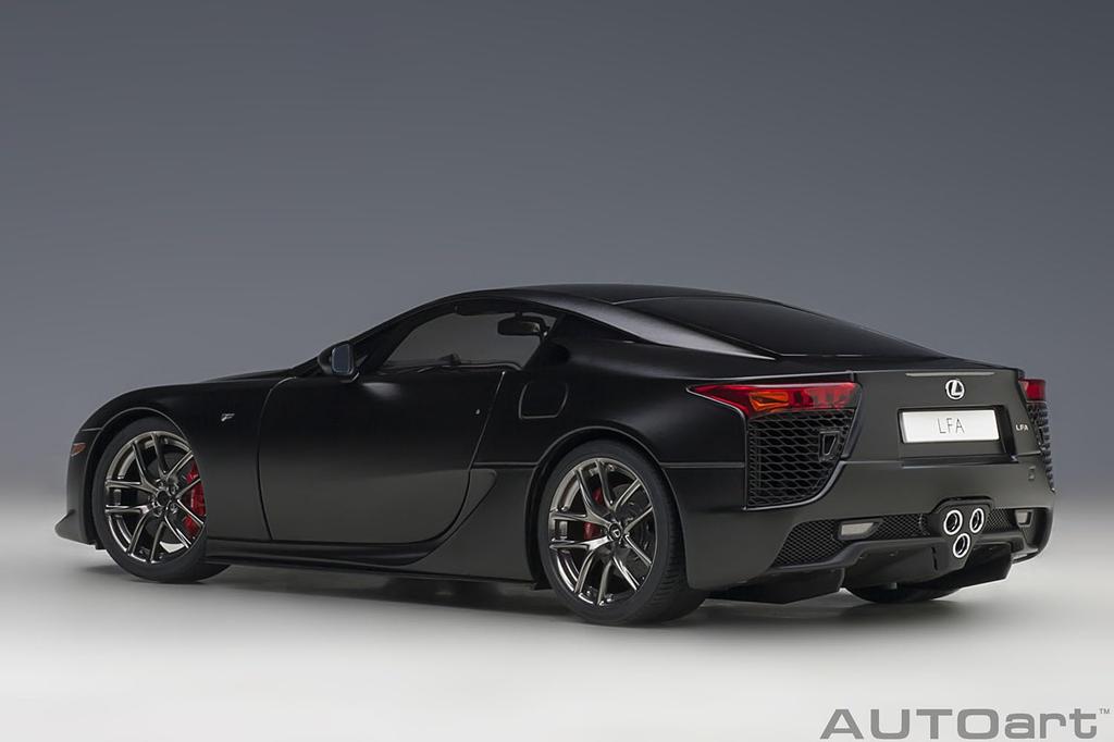 AUTOart 1/18 Lexus LFA (Matte Black) Finished Product