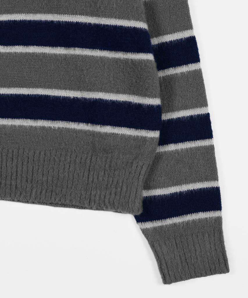 KAIFAI Kush Stripe Knit (Navy) K25Zb169
