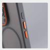 Роскошный Простой Чехол для Телефона Magsafe для iPhone 17 16 15 14 13 12 17 Pro Max Матовый Контрастный Цвет Беспроводная Зарядка Жесткий Бампер
