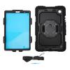 Tablet Protective Case with Shoulder Strap Pen Holder Hand Strap Kickstand Silicone Tablet Case for