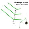 5pcs Carp Fishing Accessories Anti Tangle Booms With Rolling Snap Size 95mm 125mm 150mm Luminous For Feeder Cage Carp Rig Tackle