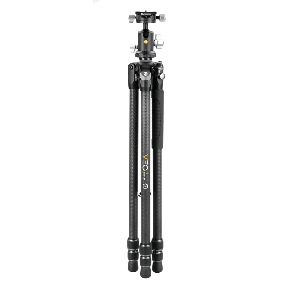 VANGUARD VEO 3 263 CB Штатив для камеры серии VEO 3, 26 мм ножки, карбон, 3 секции, профессиональный, диаметр, совместимый с Arca-Swiss, волокно,