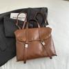 Сумка 2025 зима новая сумка-тоут, рюкзак большой вместимости, женская ретро сумка через плечо, сумка-мессенджер женская
