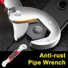 Carbon Steel Adjustable Wrench Heavy Duty Multifunctional Double-ended Bathroom Kitchen Sink Plumbing Faucet Basin Spanner Tool
