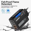 USB A+C Phone Charger Adapter Multi Port USB C Charger for iPhone/Xiaomi/Samsung