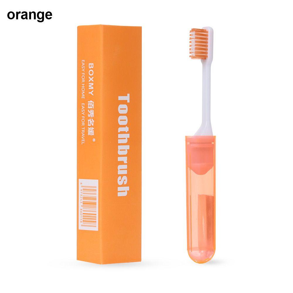 Health Travel Camping Portable Oral Cleaning Business Trip Outdoor Tooth Brush Folding Toothbrush