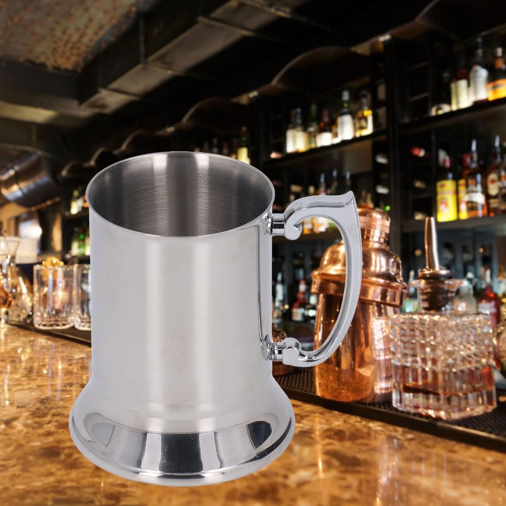 Double Wall Stainless Steel Beer Mug Insulated Insulated Coffee Mug Hot Beverages