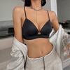 Seamless Deep V Thin Gathered No Steel Ring Underwear Naked Feeling Comfortable No Trace Bra