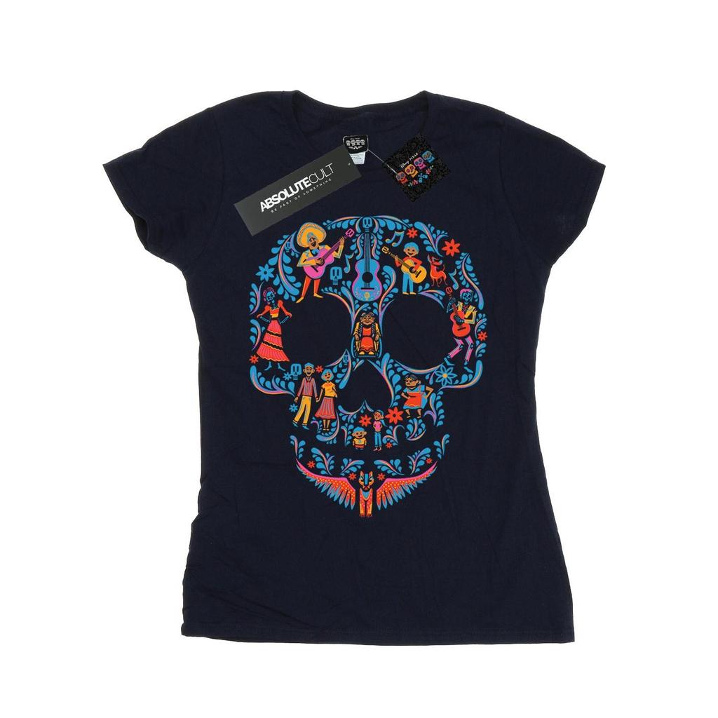 Coco Womens/Ladies Skull Cotton T-Shirt