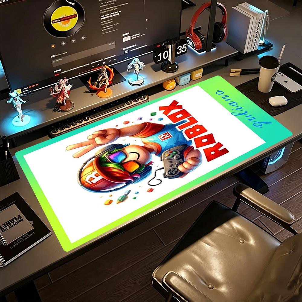 Roblox Large Mouse Pad Office Mouse Mats Study Desk Mat Non-Slip Rubber Bottom Perfect Gift for Gamers