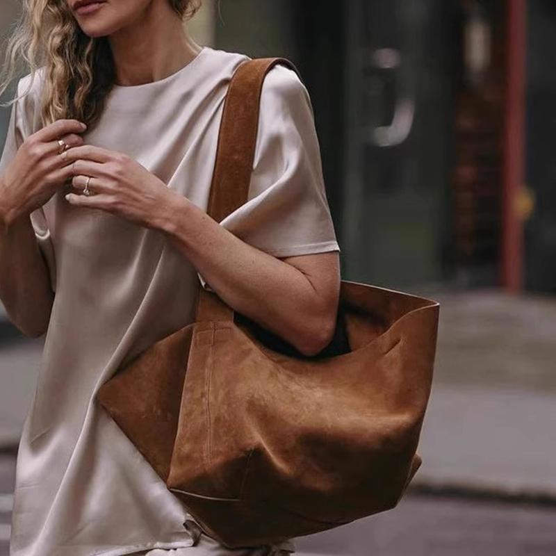 Yogodlns Новая замшевая сумка-ведро женская сумка на плечо шоппер большая вместимость сумка модная повседневная универсальная сумка кроссбоди для женщин