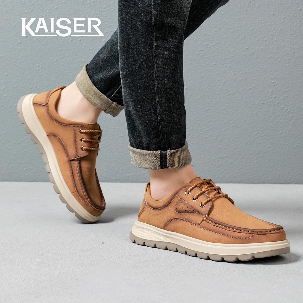Caesar Workwear Style Casual Leather Shoes Men's