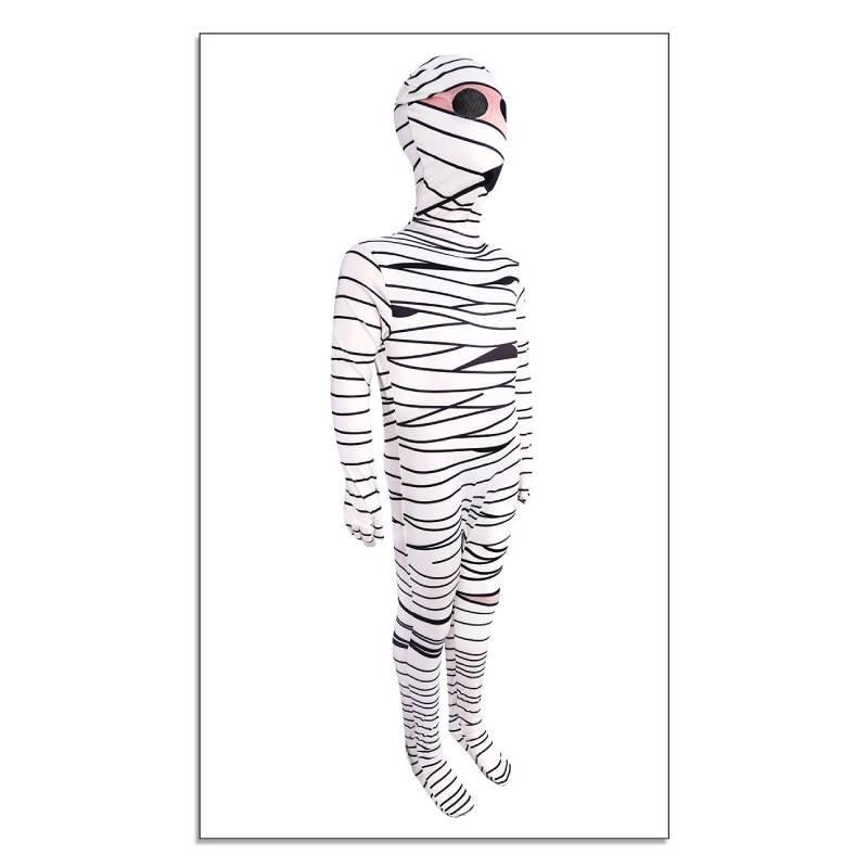 Mummy Cosplay Clothing Party Perform Stage Performance Drama Activity Bodysuit