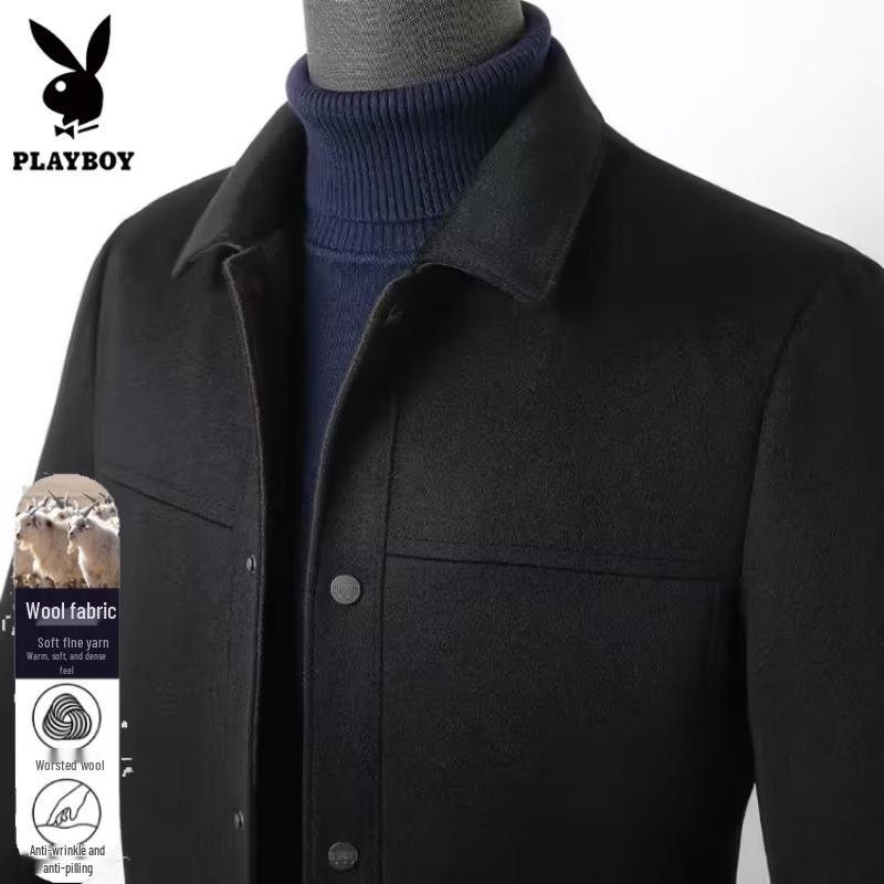 PLAYBOY Мужской пиджак в стиле business casual из шерстяной смеси