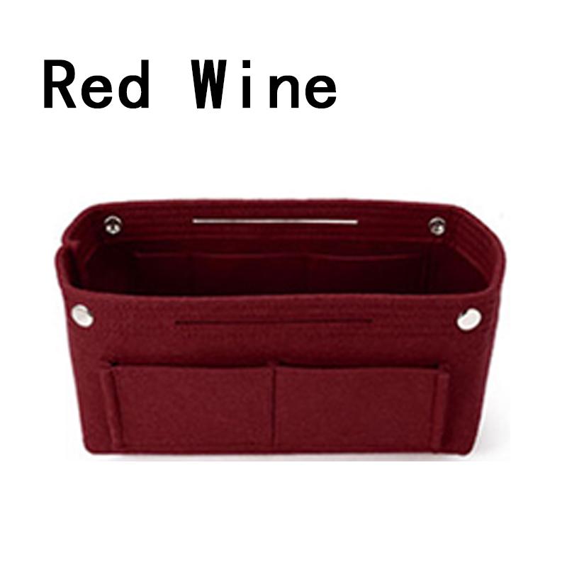 1Pcs Multifunction Handbag Insert Bag Multi-Pocket Storage Bags Organizer Purse Felt Purse Organizer