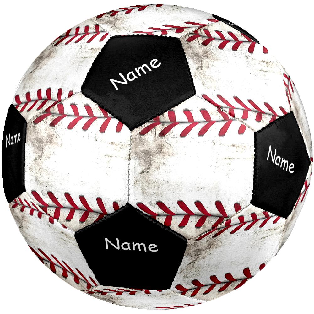 Custom Name Baseball Theme Size 5 Soccer Ball, Suitable for Both Indoor and Outdoor Matches, a Gift Suitable for Everyone.