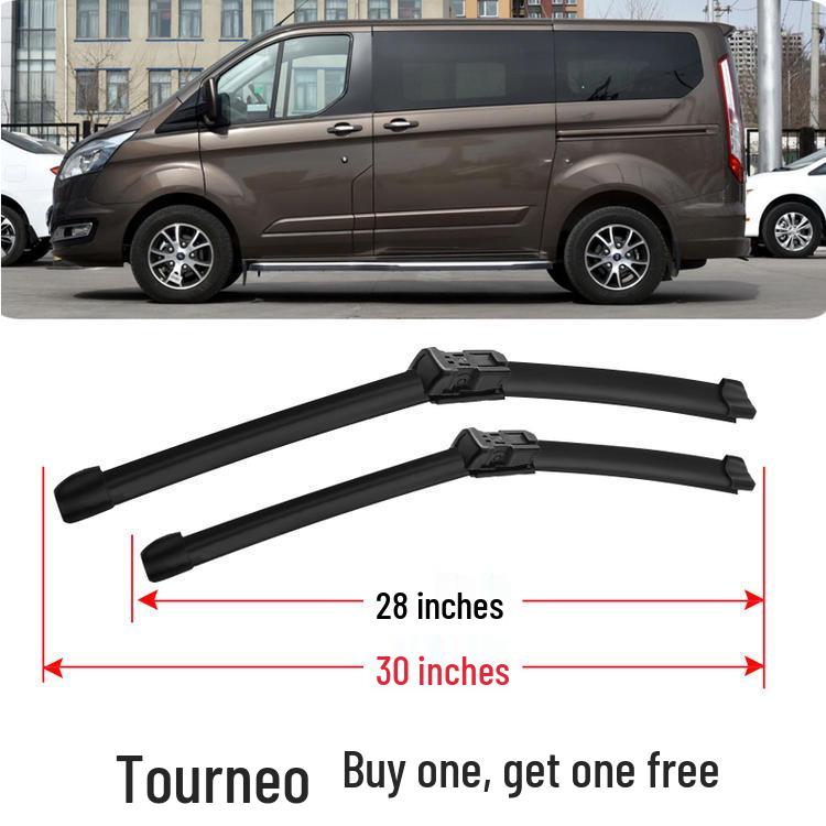 Бескаркасная задняя щетка стеклоочистителя Ford Tourneo - Аксессуар с бесшумной резиновой лентой