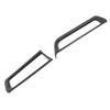 2 Pcs Air Conditioner Outlet Vent Cover Carbon Fiber Style AC Air Conditioning Trim Replacement for