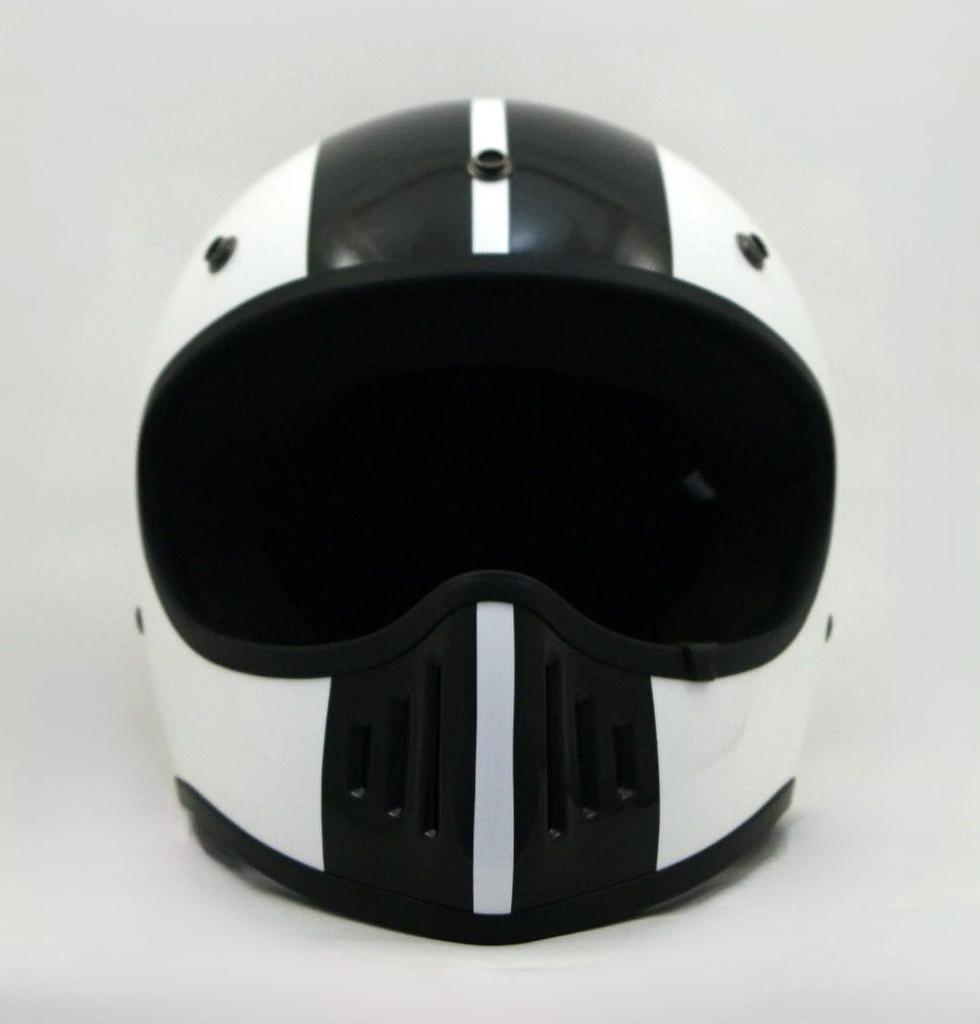 SunUp Мотошлем COBRA Full Face Размер L Белый SM-002, (59-60см),