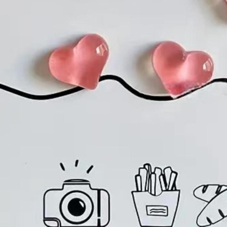 10 шт. Прозрачные магниты на холодильник в форме сердца 10 шт. Простые стильные наклейки для доски заметок DIY Мини-аксессуары для украшения домашнего холодильника