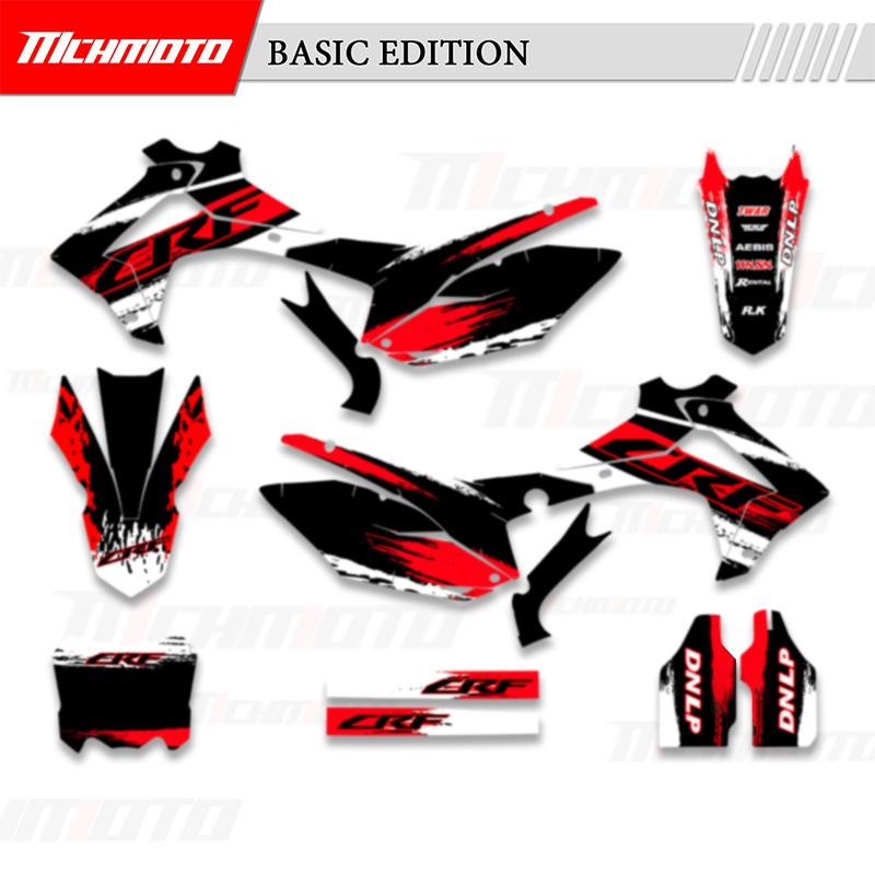 MCHMFG Graphics Decals Stickers Background For HONDA CRF250 CRF 250 2014 2015 2016 2017 CRF450 CRF 450 2013 2014 2015 2016