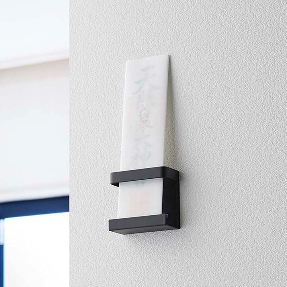 Yamazaki Jitsugyo (Yamazaki) God Bill Holder Single Black Approx. W9XD4XH8cm Tower Simple Shinto Altar Bill Holder 5287