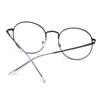 Women Men Round Portable Ultra Light Frame Eye Protection Anti-Blue Light Eyeglasses Metal Glasses