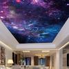 Ceiling Mural 3d Beautiful Starry Sky Wallpaper Living Room Bedroom Zenith Ceiling Decoration Wall Murals