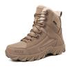 Winter Snow Boots Men Shoes Anti-slip Casual Plush Comfortable High-top Boots Men Plush Durable Outdoor Hiking Shoes Men