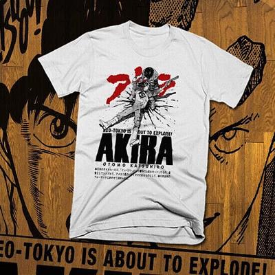 Киберпанк футболка Акира Тэцуо Шот Нео Токио научная фантастика Киборг аниме футболка
