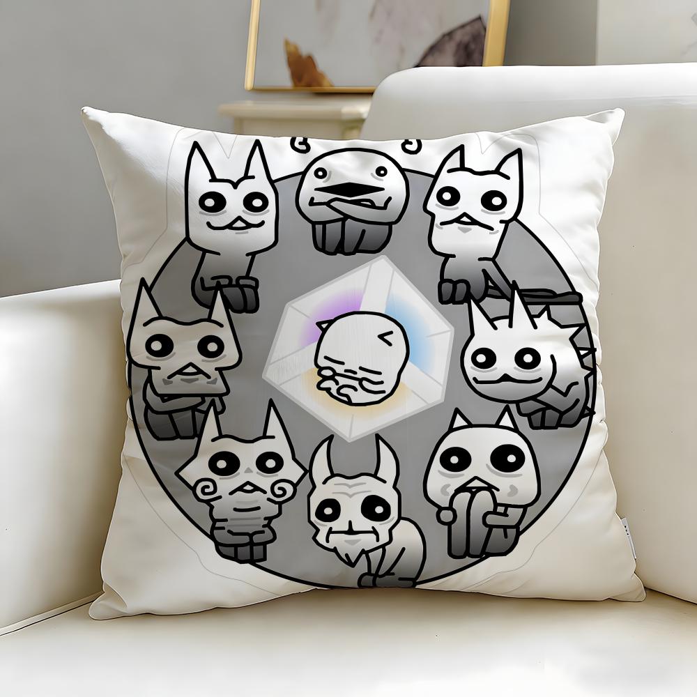 Популярная игра The Battle Cats Наволочка Мягкая Легко стирающаяся Чехол для подушки Универсальный для Дивана Кровати Путешествий и Офиса