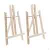 2 Set 30cm Artists Kid Foldable Wooden Tabletop Easel Display Canvas Picture