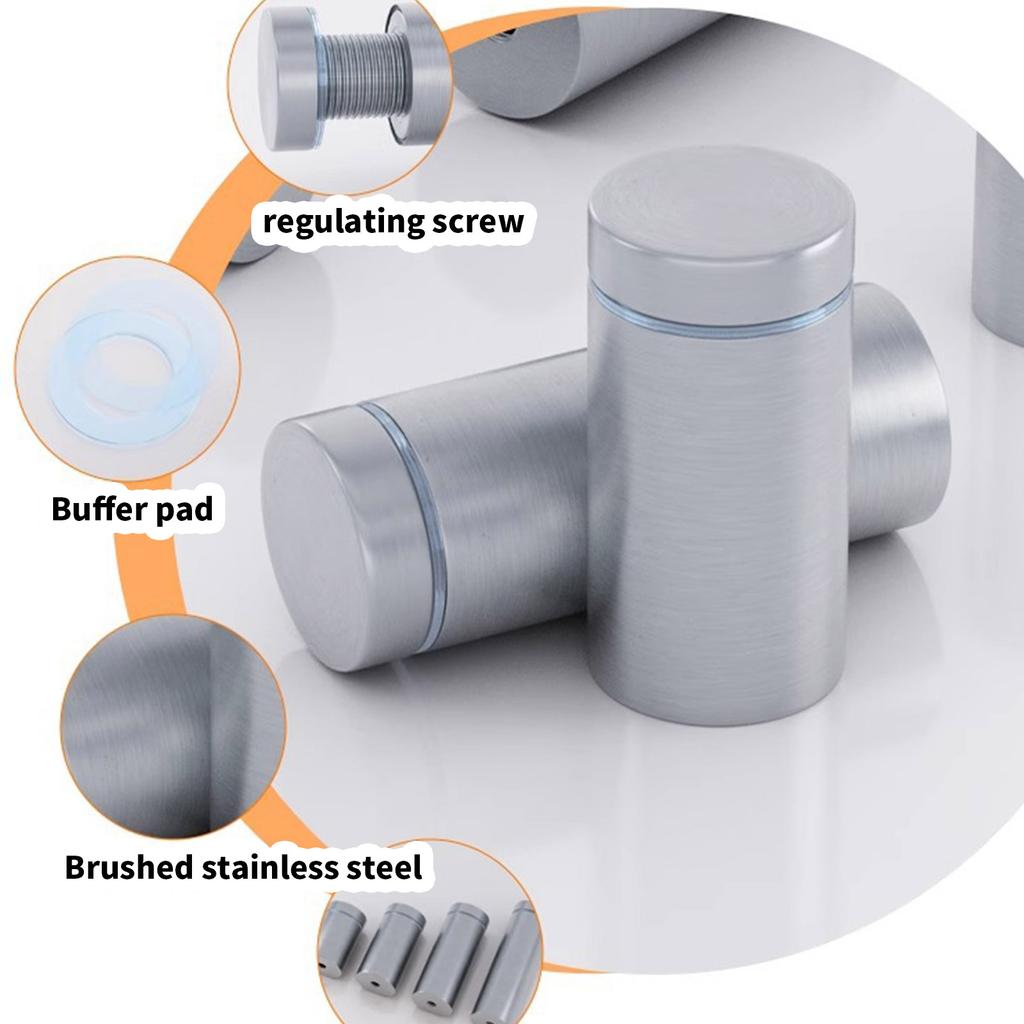 4 шт. Декоративные прочные крепежные винты из нержавеющей стали для зеркала в ванной комнате для надежной и стильной установки