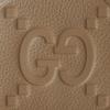Gucci Double G Logo Embossed Flap Leather Wallet Men wallet Gray Brown 739475-AABY0-2801