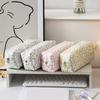 Polyester Pencil Case Large Capacity Storage Bag New Floral Quilted Pen Bag  Daily Stationery