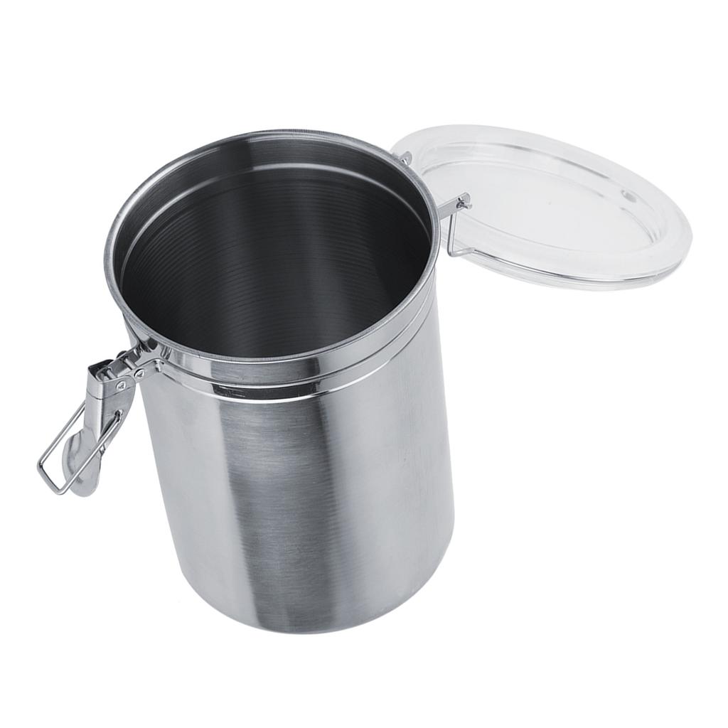Stainless Steel Coffee Container Vacuum Sealed Storage Jar for Sugar Tea Bean(1800ml)