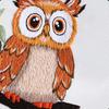 Набор для вышивания «Сова» Узор для вышивки Для начинающих Набор для самостоятельной вышивки с полным набором инструментов Материалы Инструкции для начинающих