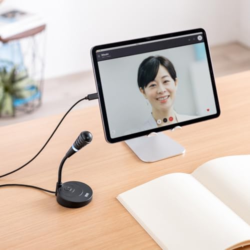 SANWA SUPPLY USB Type-C Microphone MM-MCTC01BK