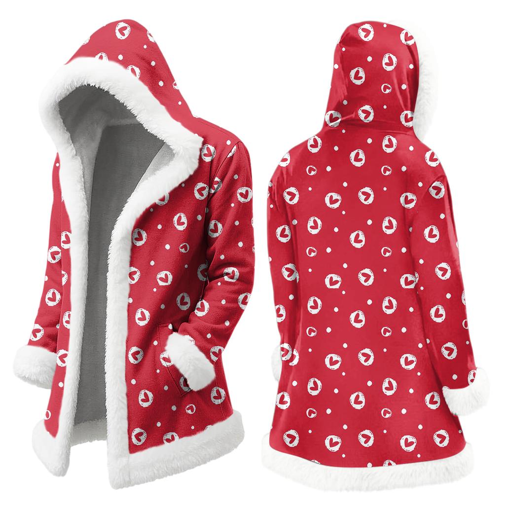 Унисекс кардиган с капюшоном и карманами, теплая верхняя одежда