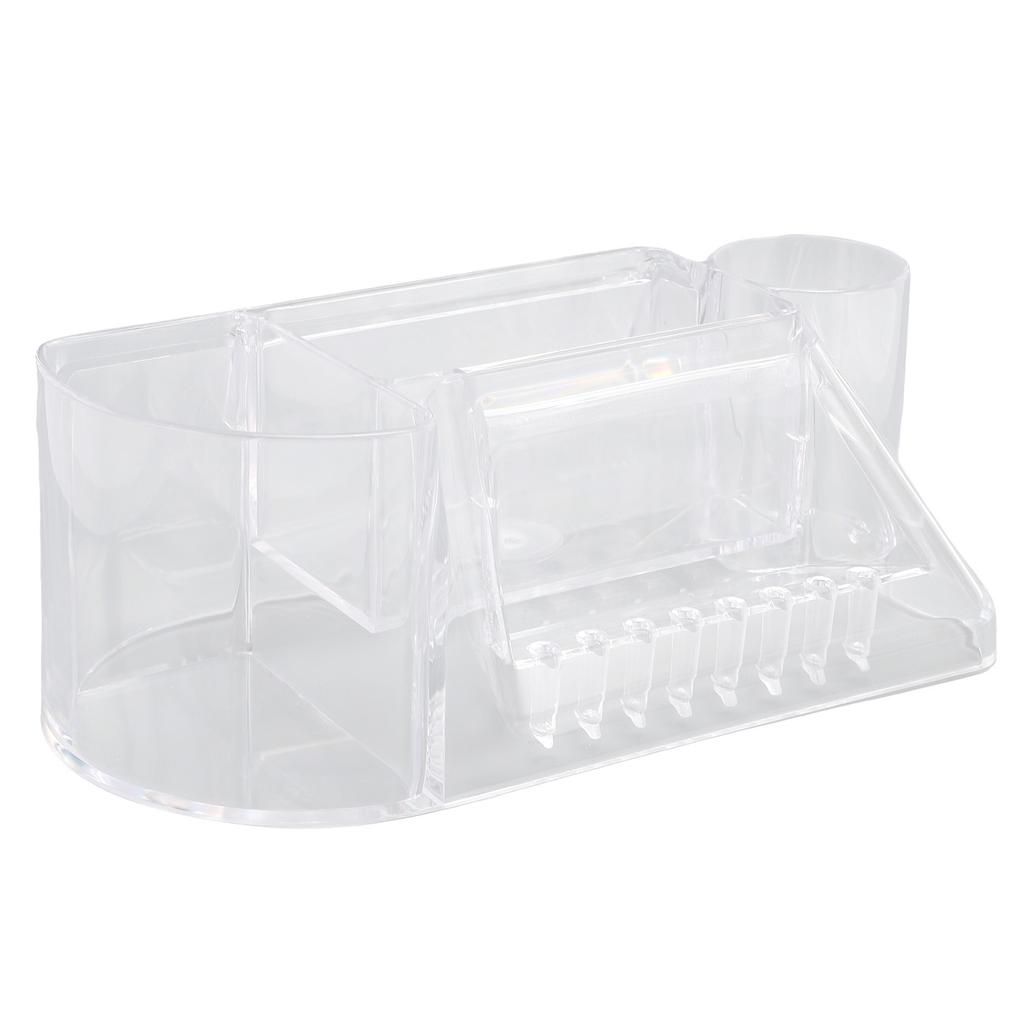 Nail Drill Holder Nail Drill Machine Bits Manicure Tools Storage Box Transparent Multifunctional Professional Nail