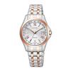 EC1124-58A ( Watch EXCEED Eco-Drive Radio-controlled Pair Model Women's) Round Watch Silver