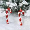 2 шт./набор Подвесное украшение на елку Красно-белая конфета-трость Подвеска Navidad Дом Рождественские подарки Новый год Рождественский декор 2026