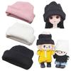Doll Hat for Dollhouse Miniature 1/6 BJD 17cm Labubu Color Match Hat Kawaii Cute Doll Accessories Kids Girls Toys