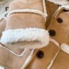 Retro Suede Lamb Wool Winter Coat for Babies - Unisex, Thick, Warm Korean Style